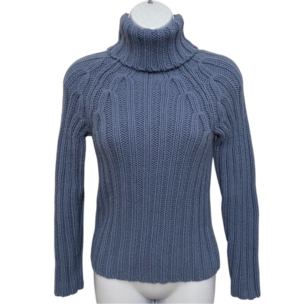 Chunky Knit Ribbed Turtleneck Sweater XS Cabincore Capsule‎ Heritage Fisherman